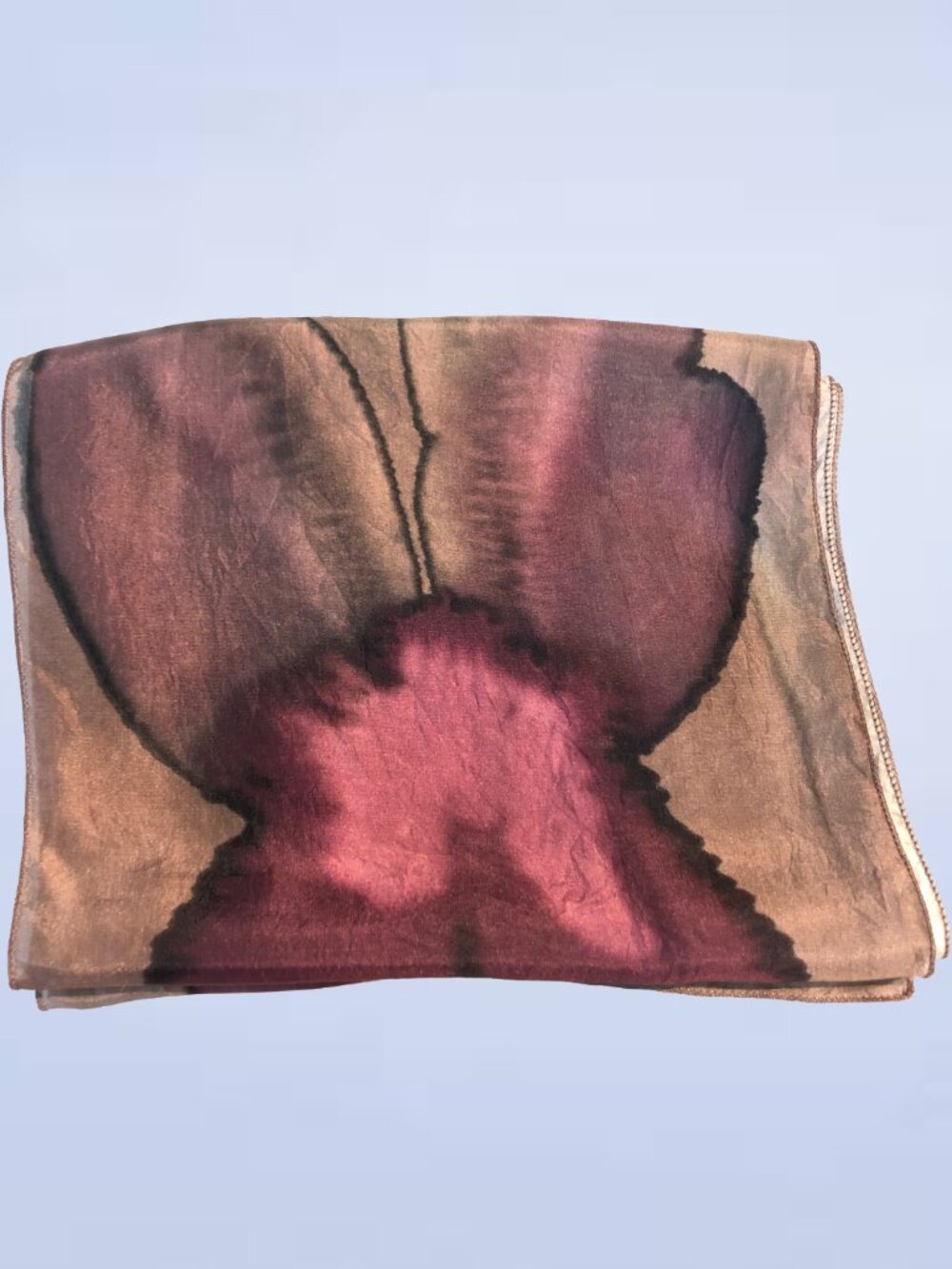 Golriz Hand Painted Silk Rectangle Scarf